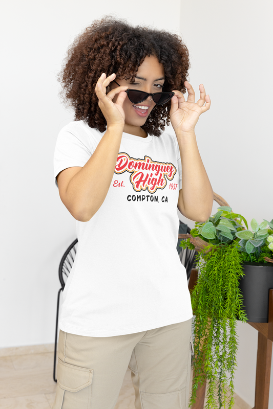 Dominguez High Est. 1957 White Unisex T-Shirt