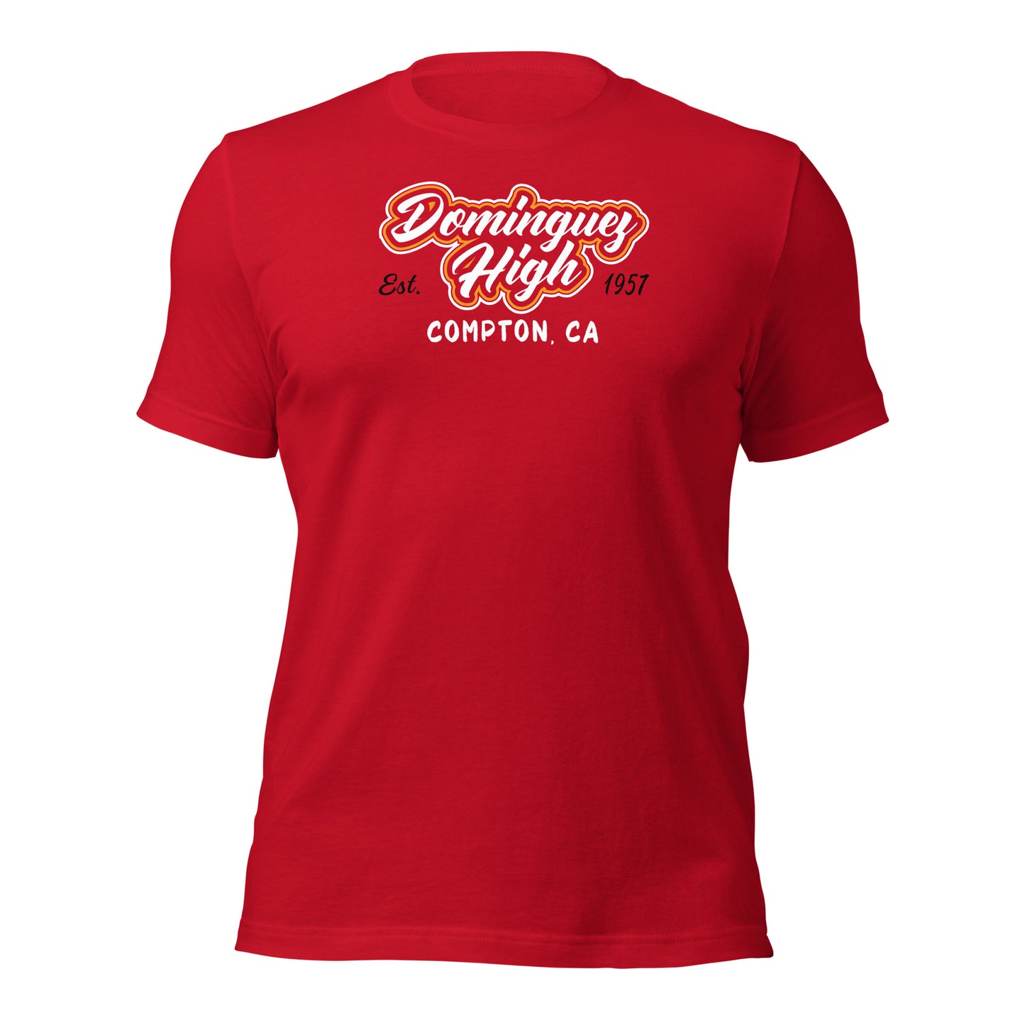 Dominguez High Est. 1957 Red Unisex T-Shirt